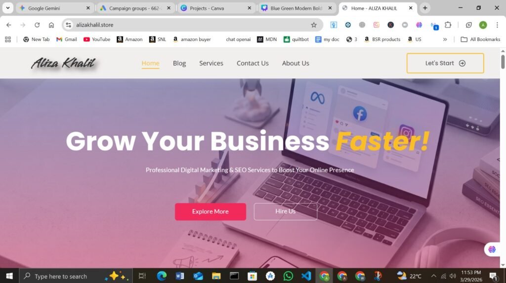My personal website
